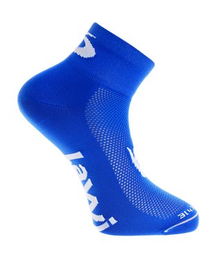 Cyklistické ponožky De Luxe krátké Blue/White