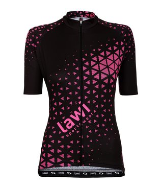 Dámský cyklistický dres Trian Black/Pink
