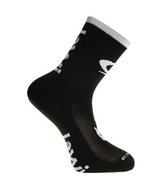 Cyklistické ponožky De Luxe dlouhé Black/White