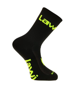 Cyklistické ponožky Zorbig dlouhé Black/Fluo Yellow