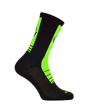 Cyklistické ponožky Cabrera dlouhé black/yellow