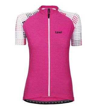 Dámský cyklistický dres Dots Pink